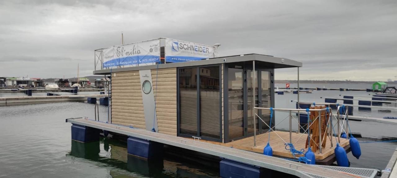 Mobiles Hausboot El'Milia Hotel Braunsbedra Ngoại thất bức ảnh