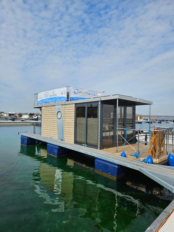 Mobiles Hausboot El'Milia Hotel Braunsbedra Ngoại thất bức ảnh